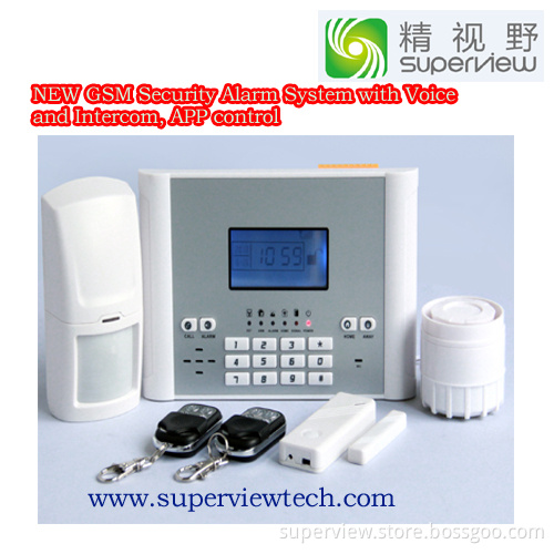 GSM Security Alarm System with Voice and Intercom Language (SV-007M2C)